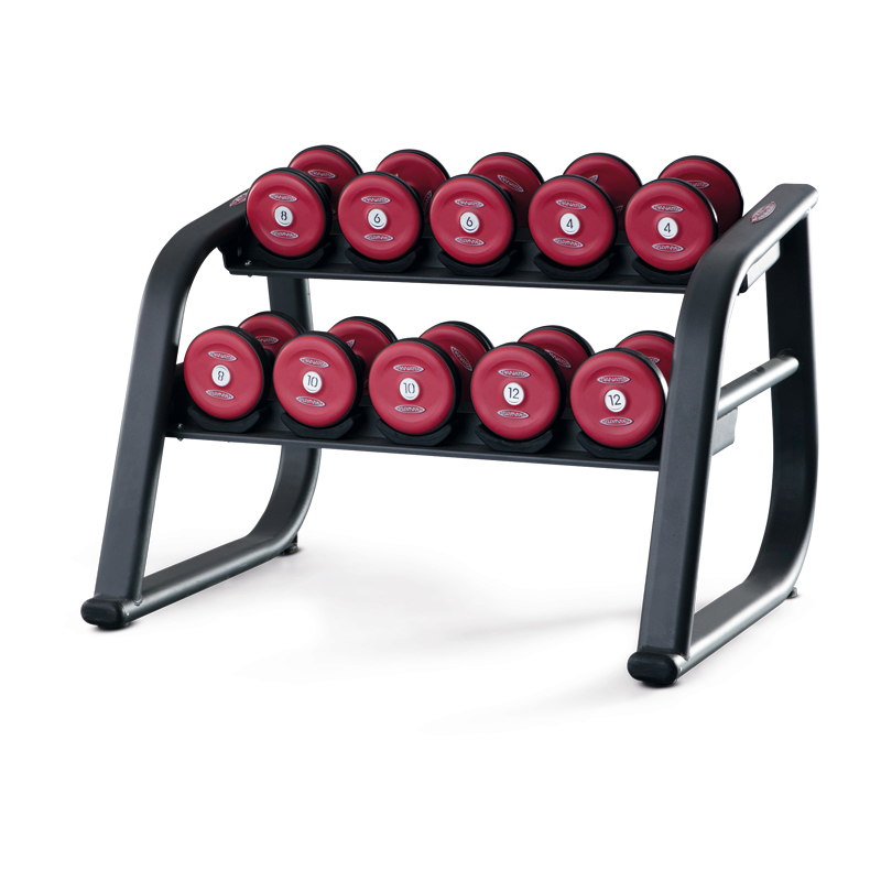 DUMBBELL RACK 110 CM RUBBERISED